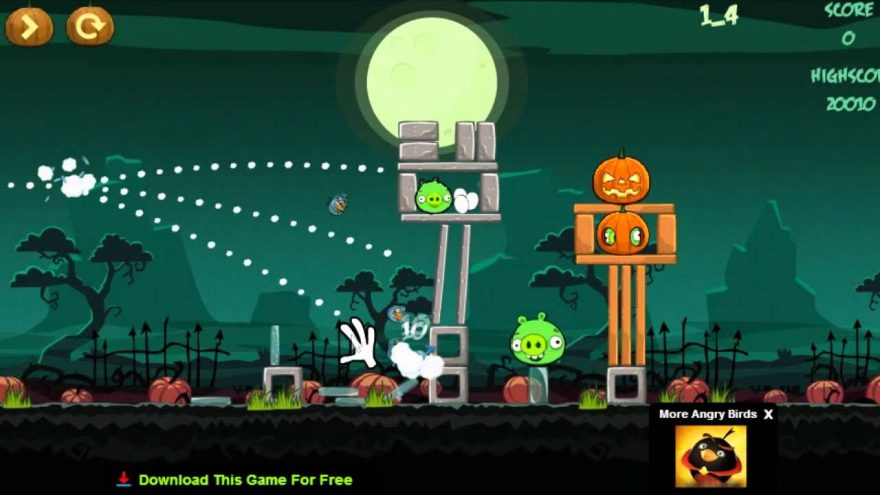 Angry Birds Halloween Game