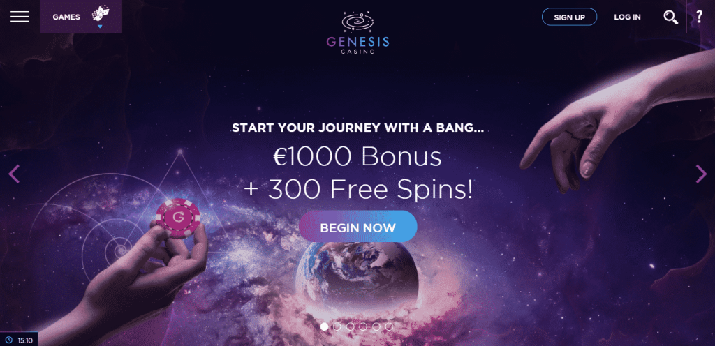 Get Genesis Casino app in your mobile phone 