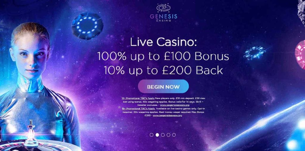 Genesis Casino Welcome Bonus