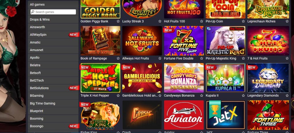 Pin Up Casino Games