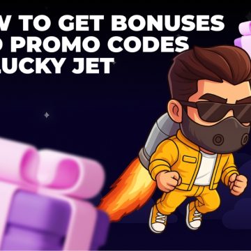 Visual guide illustrating how to access bonuses and promo codes at Lucky Jet, with clear steps and helpful hints.