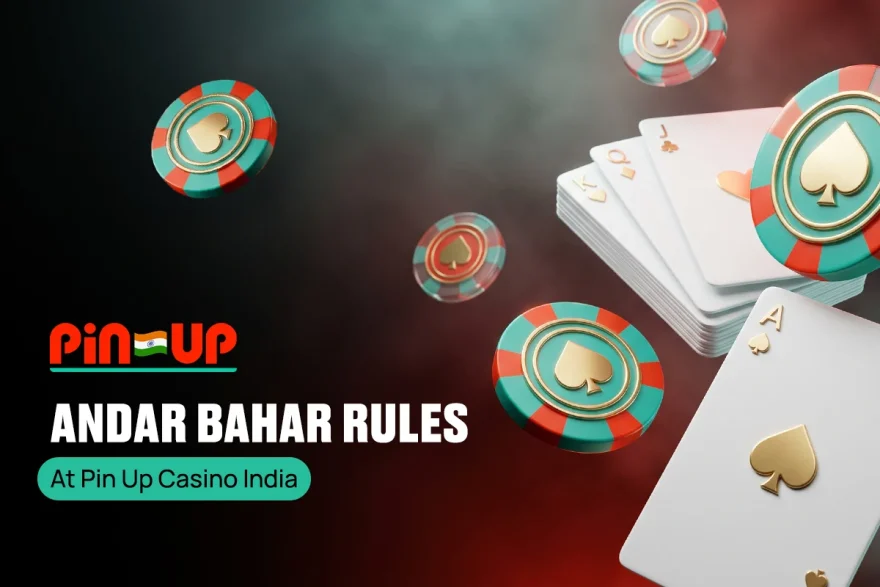 Casino chips and playing cards illustrating Andar Bahar rules.