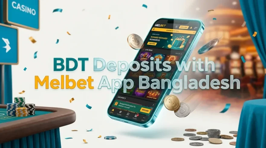 BDT Deposits with Melbet App Bangladesh Mobile phone showing BDT deposit success in Melbet app
